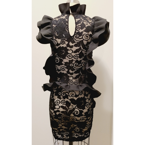 New Fashion Nova Ruffle Mini Dress - Picture 6 of 8